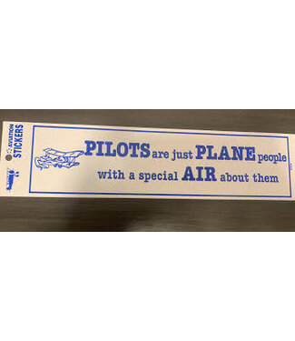 Born Aviation Products, Inc Sticker: Plane People