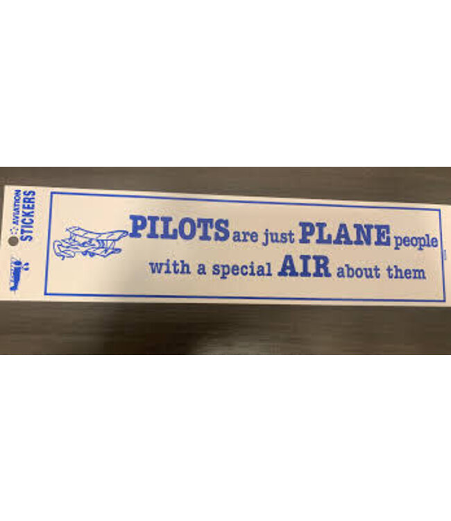 Born Aviation Products, Inc Sticker: Plane People