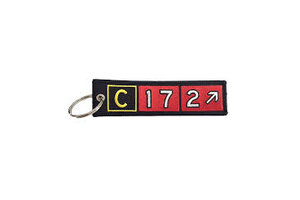 Key Chain: Embroidered C172