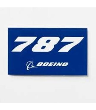 Sticker: 787 Blue