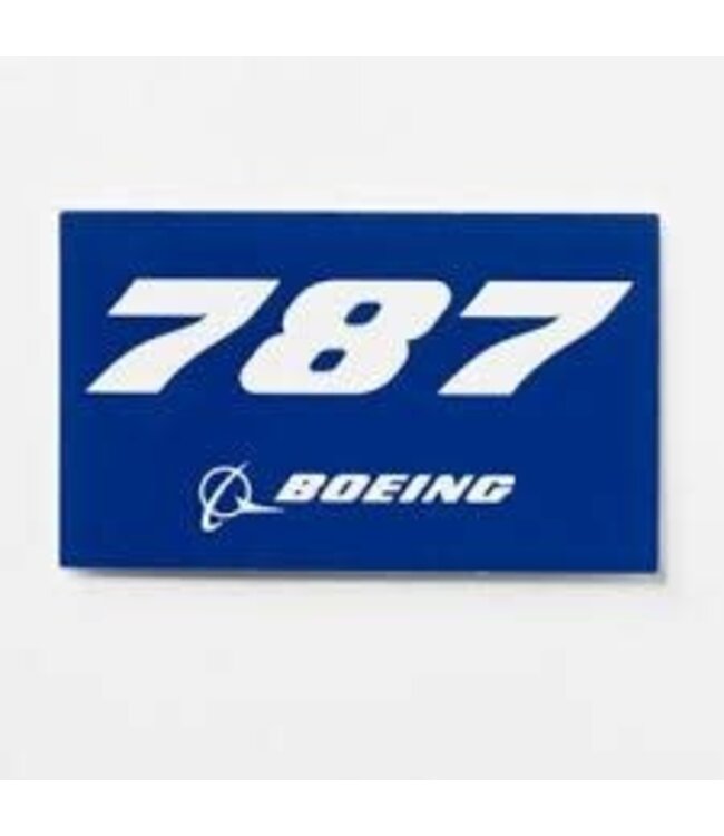 Sticker: 787 Blue