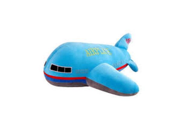 Kids: Blue Plush Airplane