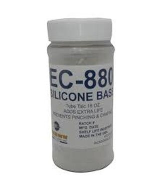 Talc: SILICONE BASE TUBE TALC, 16 OZ , EC-880
