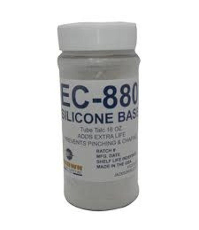 Talc: SILICONE BASE TUBE TALC, 16 OZ , EC-880