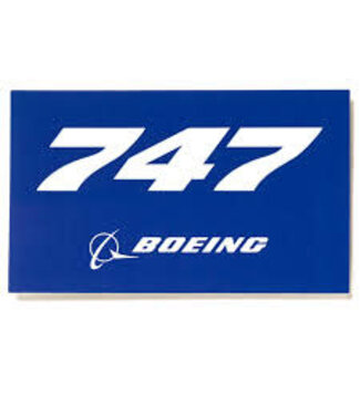 Sticker: 747 Blue