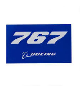 Sticker: 767 Blue