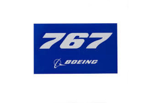 Sticker: 767 Blue