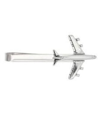 Tiebar Global Express 3D Silver Polished
