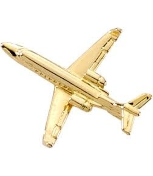 Tiebar LearJet 45 Gold Matte