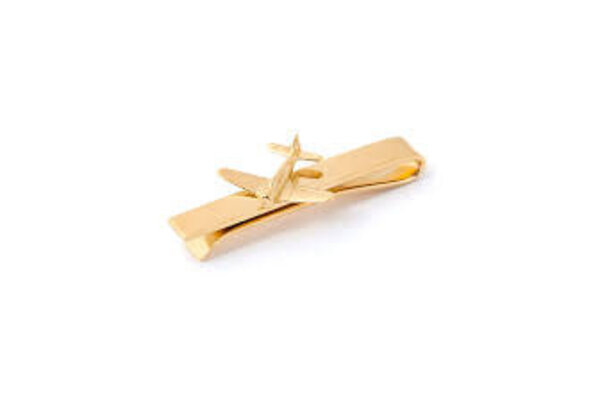 Tiebar Cessna Gold Matte