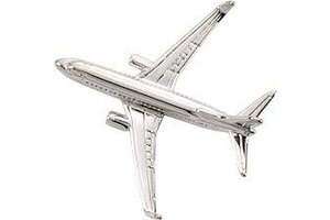 Pin: Boeing BBJ/B737-800 Silver