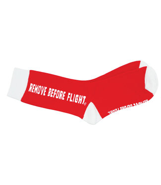 Socks: Remove Before Flight