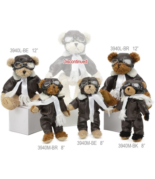 Pilot Bear 12" (Brown)