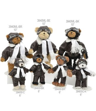 Pilot Bear 6" (Black)