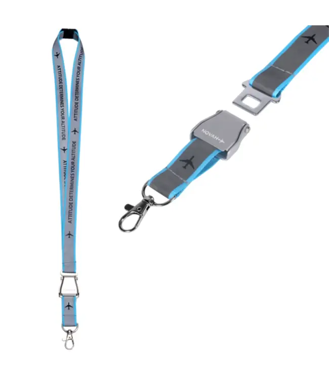 Lanyard: Blue Reflective