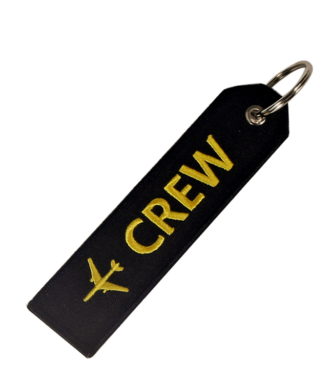 Keychain: Crew [Black] Embroidered