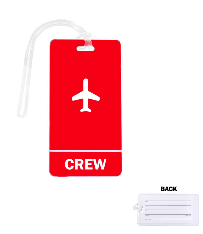 Luggage Tag: Crew (Red)
