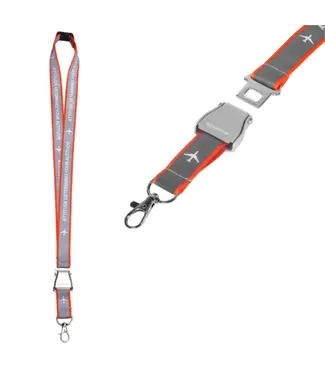 Lanyard: Orange Reflective