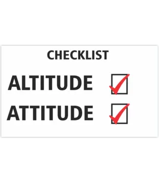 Sticker: Checklist