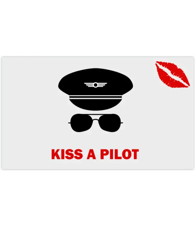 Sticker: Kiss A Pilot