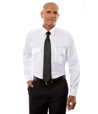 Phillips Van-Heusen Corp Shirt: Aviator Long Sleeve Wht 15.5 - CLEARANCE, FINAL SALE
