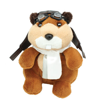 Plushie: Aviator Beaver, 5"