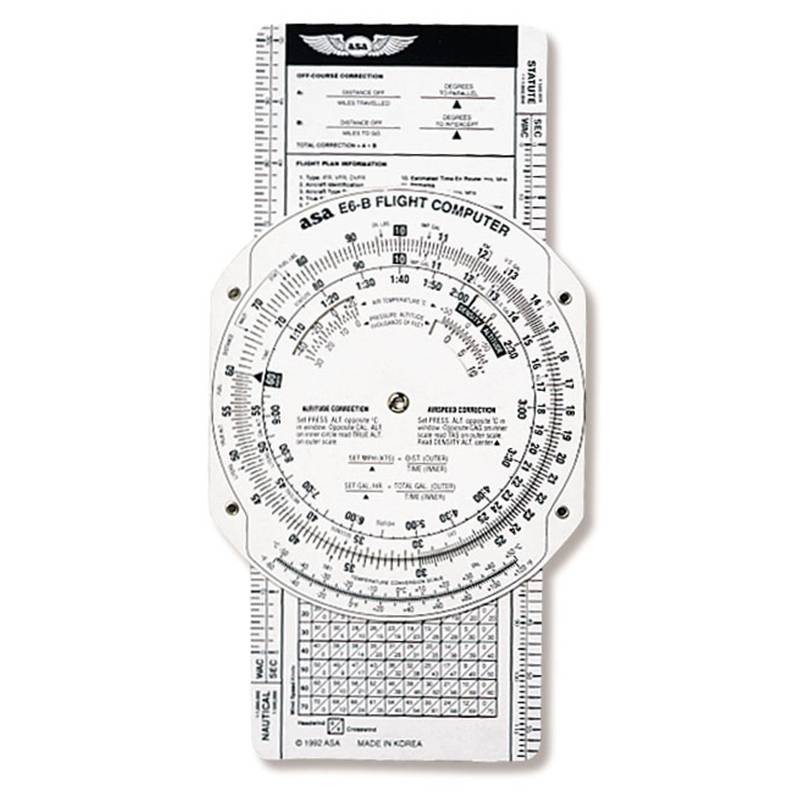 E6-B Paper Flight Computer - Wayman Pilot Supplies