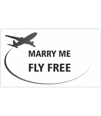 Sticker: Marry Me, Fly Free