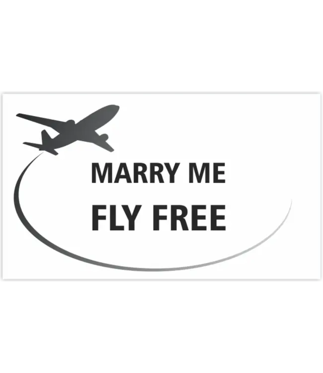 Sticker: Marry Me, Fly Free