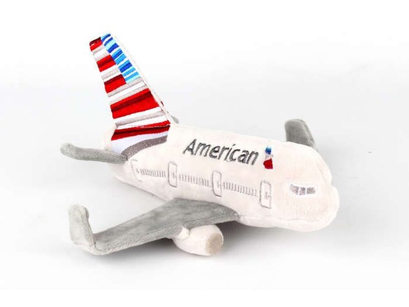 Daron World Trading Inc. American Airlines Plush Airplane W/Sound
