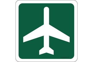 Mouse Pad Airport Ahead