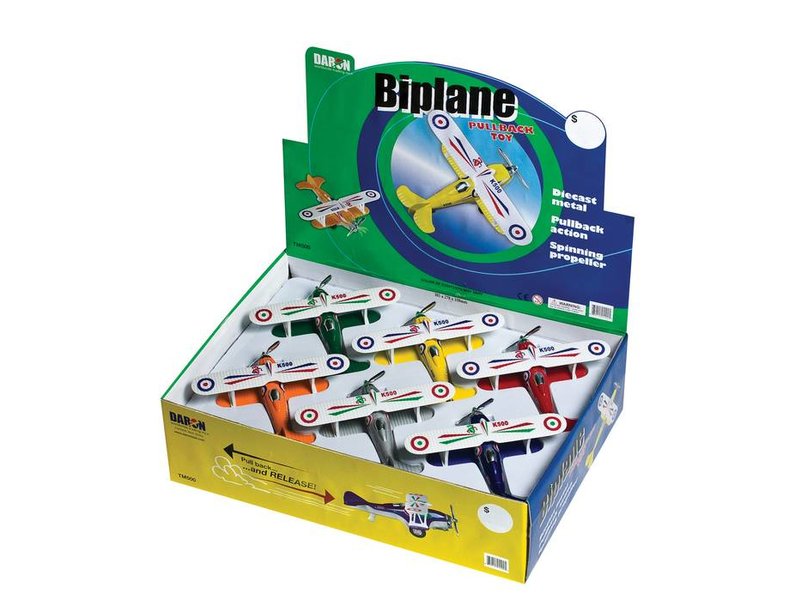 Fancy Flight Pullback Biplane