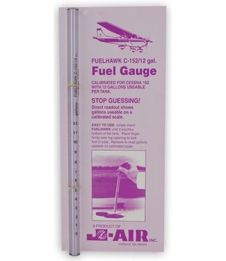 Fuel Gauge: C152 Fuelhawk 12 Gallons