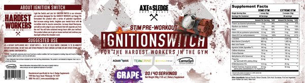 Axe & Sledge Ignition Switch