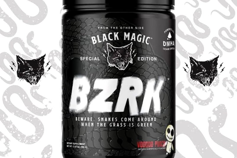  Black Magic Bzrk, Lemon Raz ICY, Preworkout, Energy, Training  Performance (500g, 25 Scoops) with Enbanc Health Keychain : Clothing, Shoes  & Jewelry