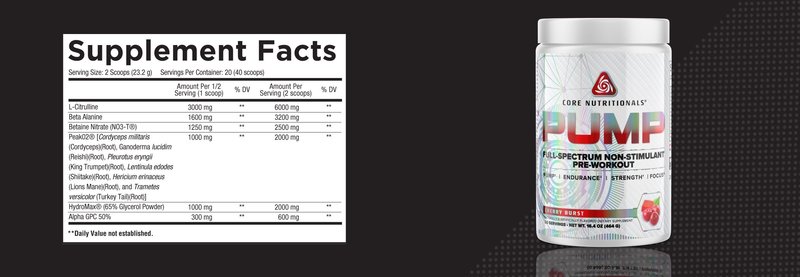 Core Nutritionals Core Pump