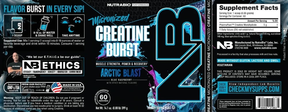 Nutrabio Nutrabio Creatine Burst