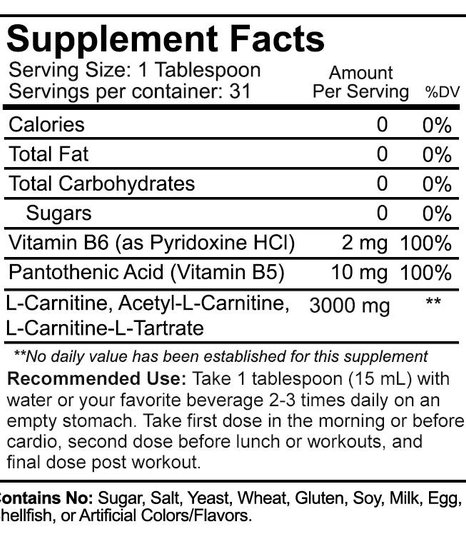 l carnitine target L-Carnitine 5000 – EC Sports Supplements