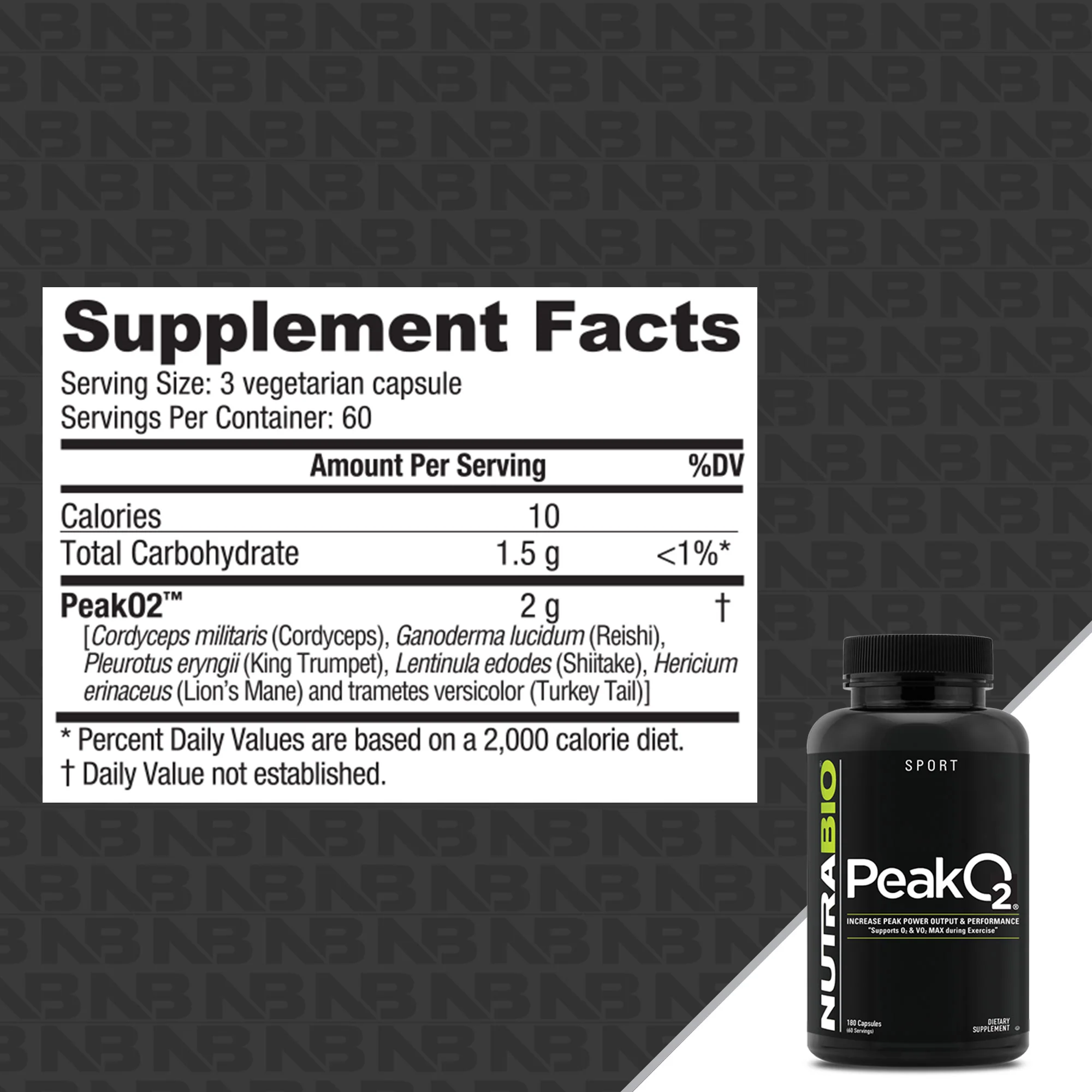 Nutrabio Peak 02 Capsules