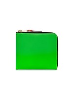 COMME des GARÇONS WALLET Comme des Garçons 1/2 Zip Wallet Neon Green/Orange