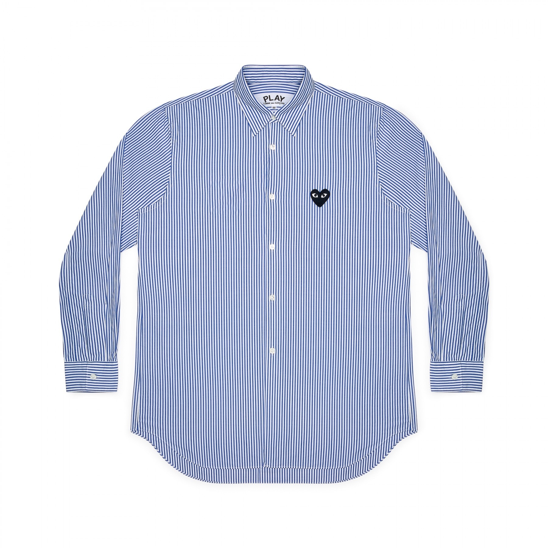 cdg blue shirt