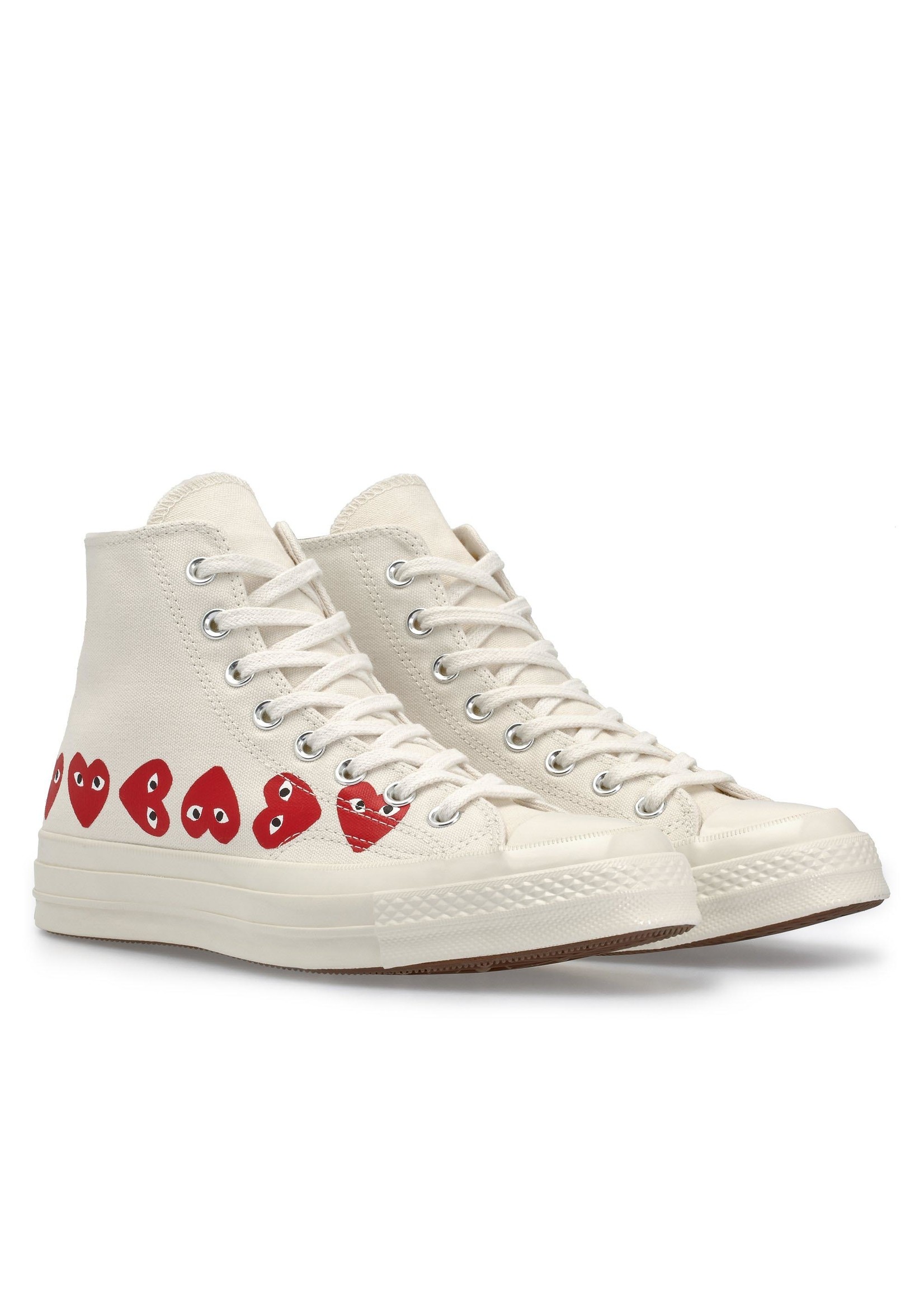 comme des garcons low top white