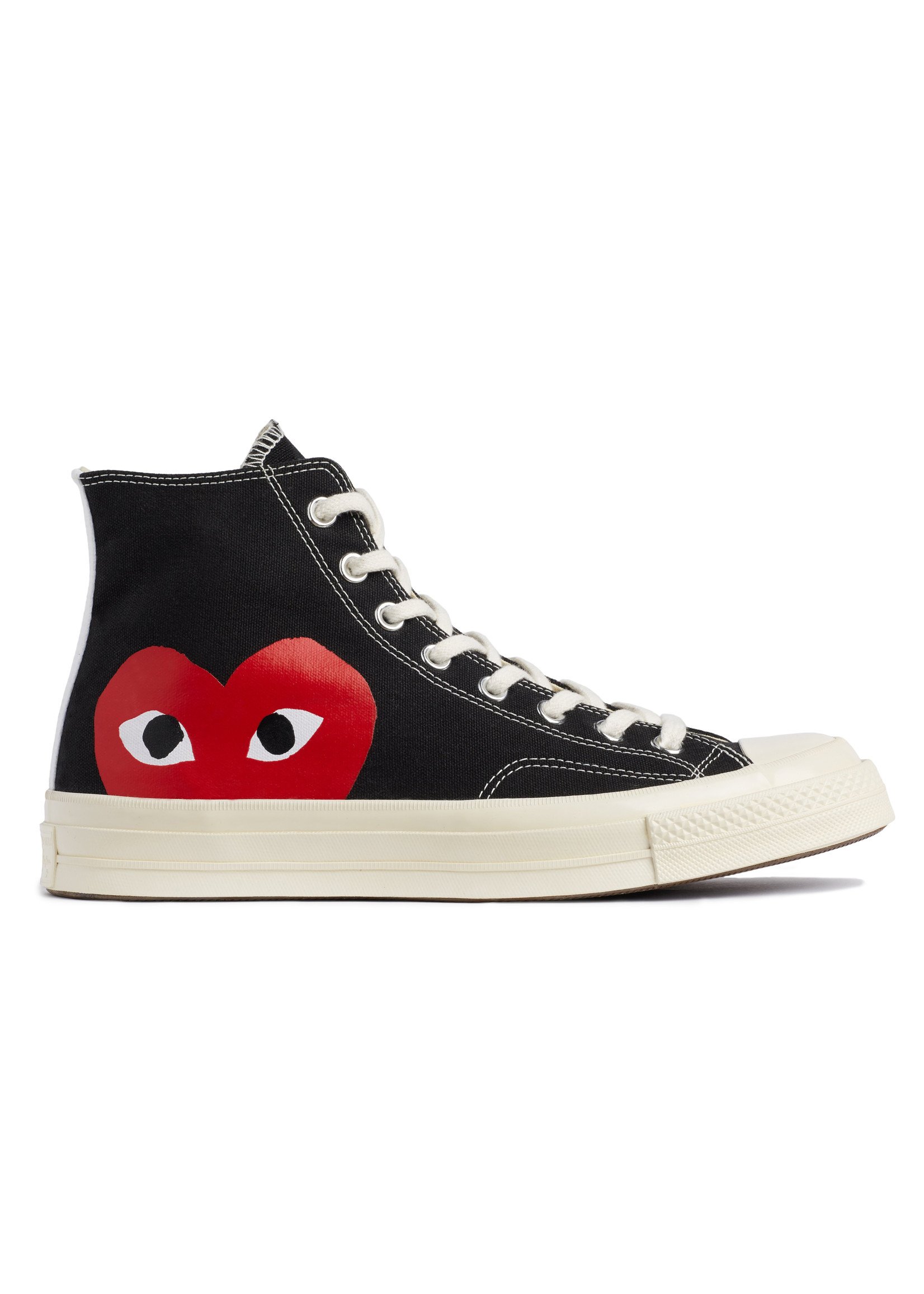 Comme des Gar ons PLAY Converse Chuck Taylor High Top Black NOW