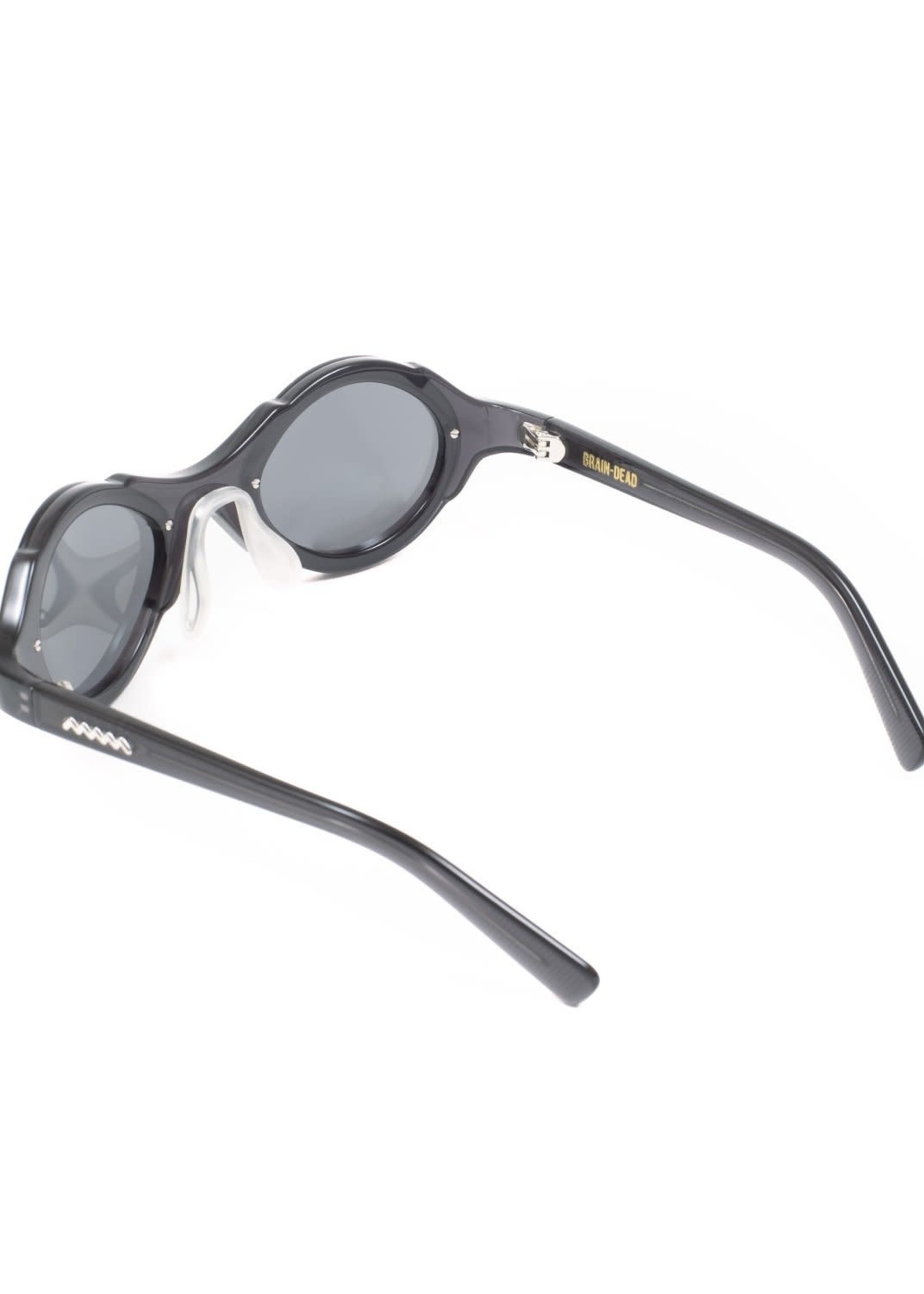 Brain Dead Mutant Sunglasses in Black / Silver Reflective
