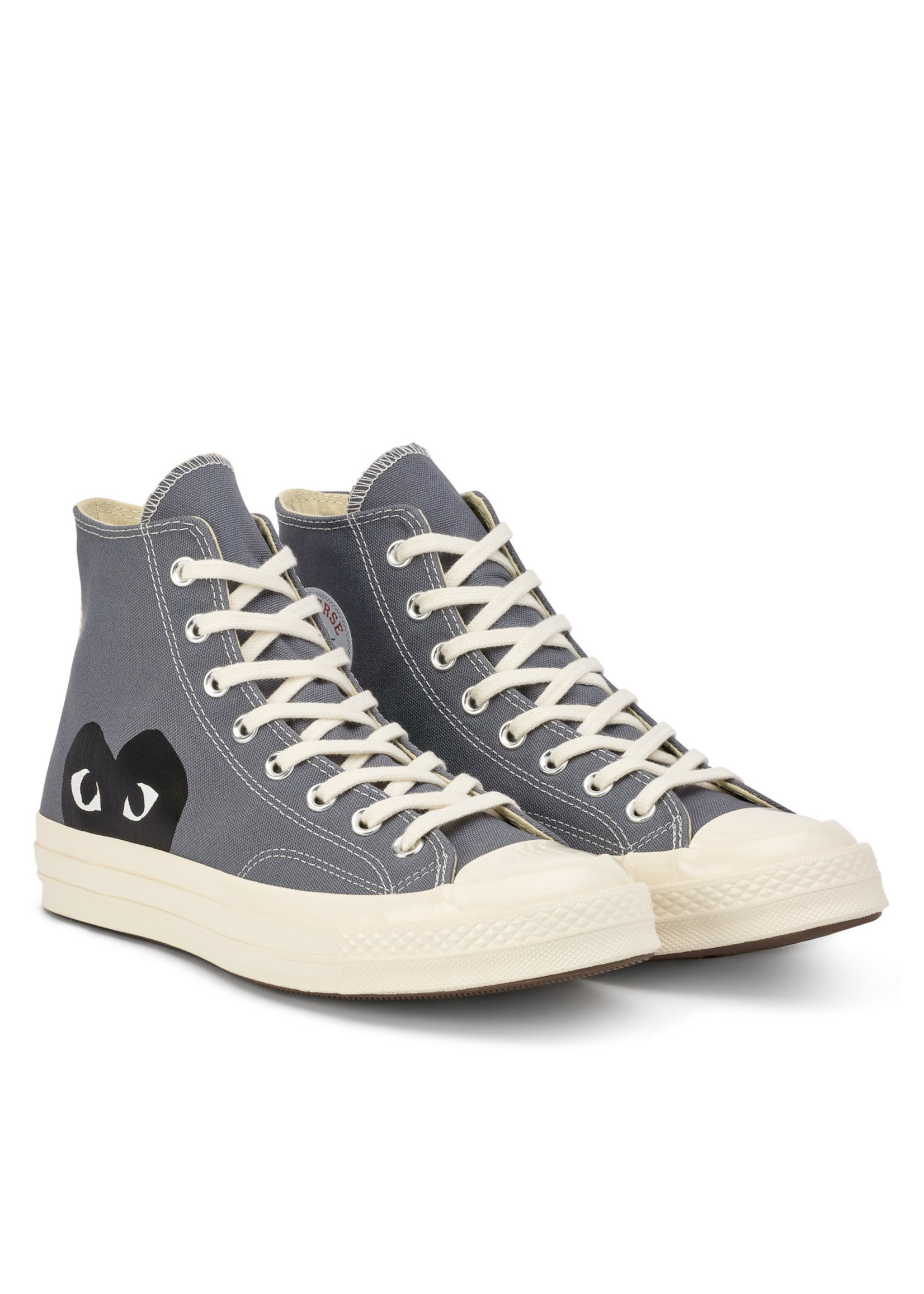 tegnebog Vandre Stolpe Converse Comme des Garçons PLAY High Top Grey - NOW OR NEVER