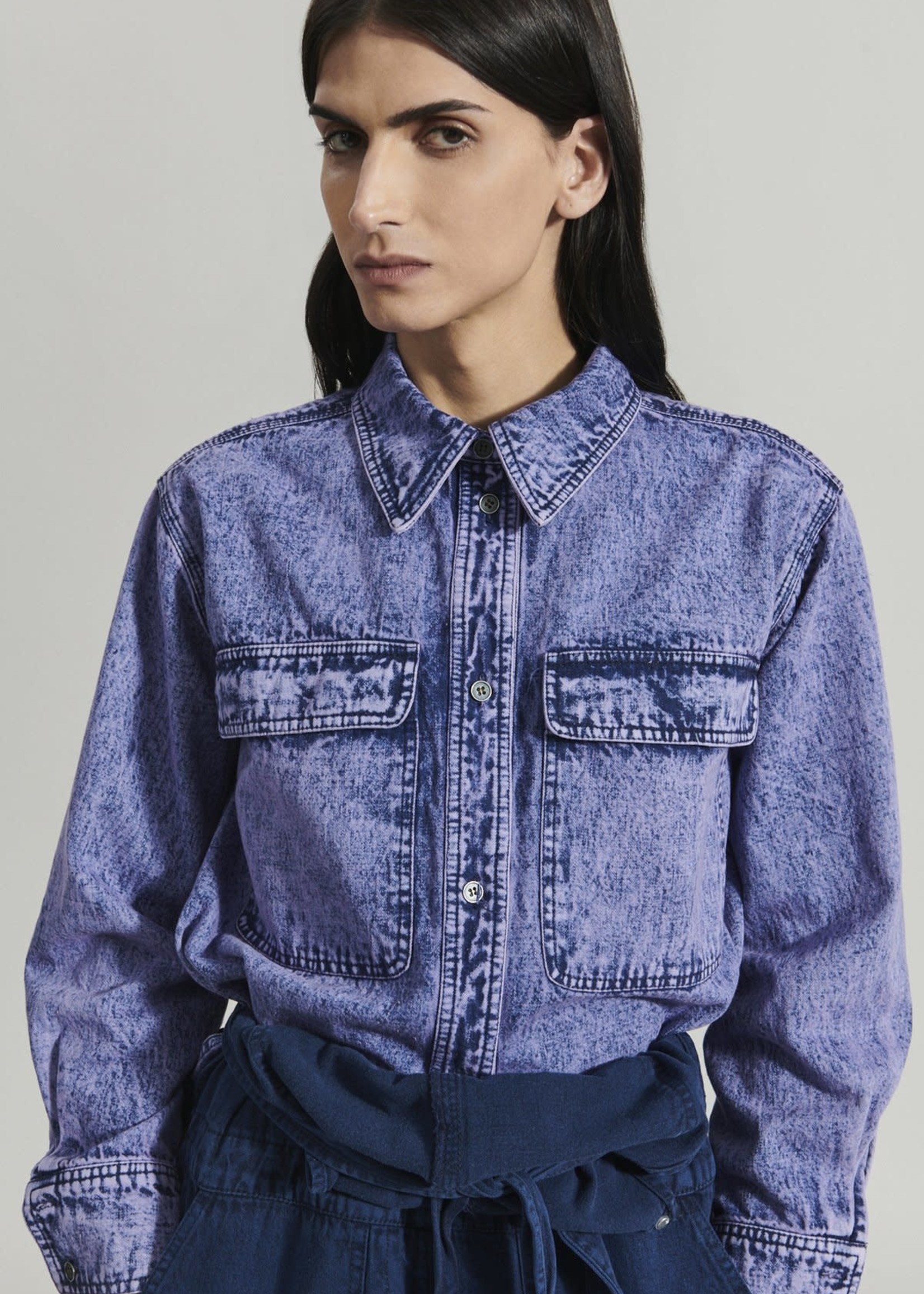 Rachel Comey Supply Shirt in Lavender 