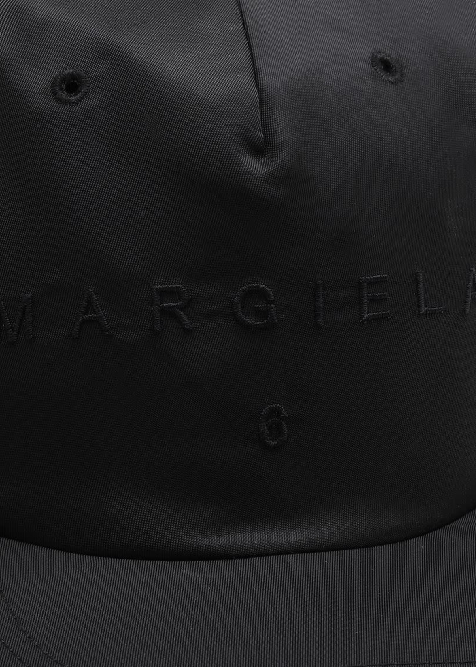 MM6 MAISON MARGIELA Nylon Logo Ball Cap in Black
