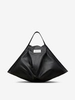 Maison Margiela One Handle Leather Tote bag in Black