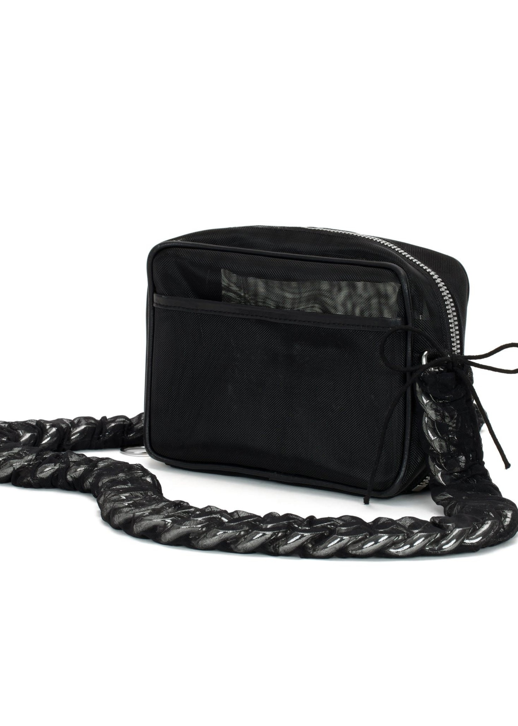 KARA Camera Bag in Black Tulle