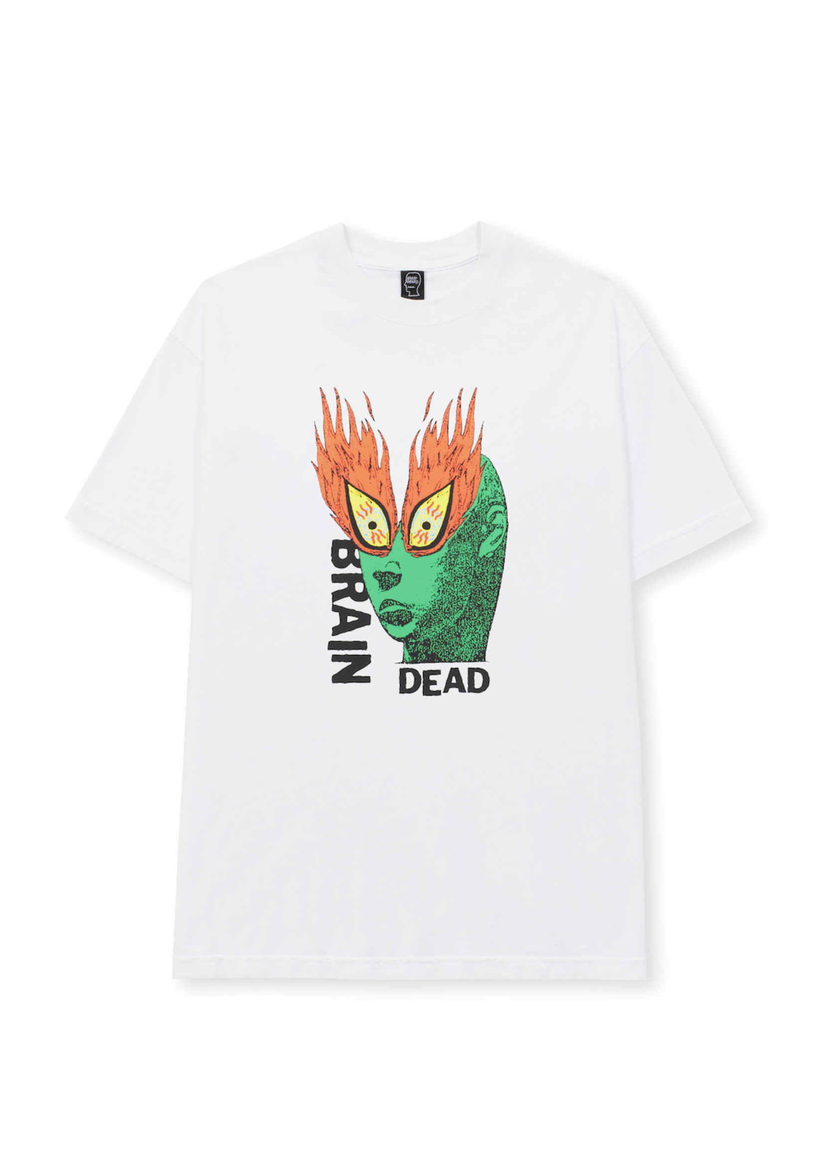 Brain Dead Fire Eyes T-shirt in White